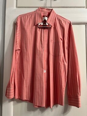Salmon Striped Shirt